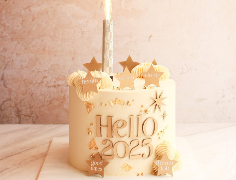 Pastel Happy New year 2025